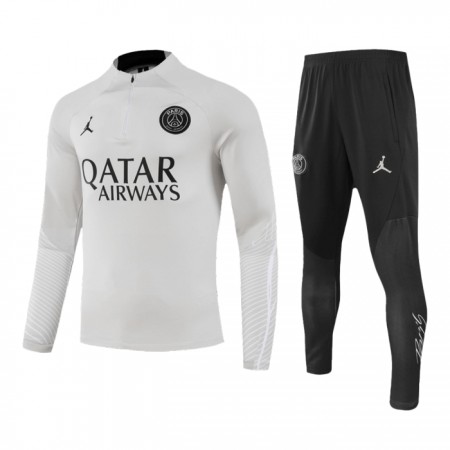 Paris Saint-Germain Sweatshirt Za Trening Četvrt Zip 2023-24 Siva Paris Saint-Germain Sweatshirt Za Trening Četvrt Zip 2023-24 Siva